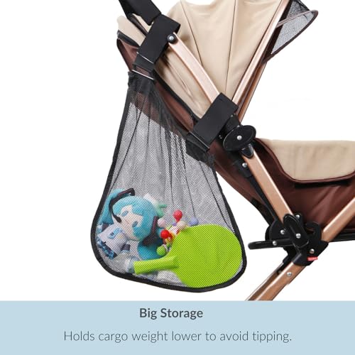 PandaEar For Mom Kinderwagen Organizer Netz 2er schwarz