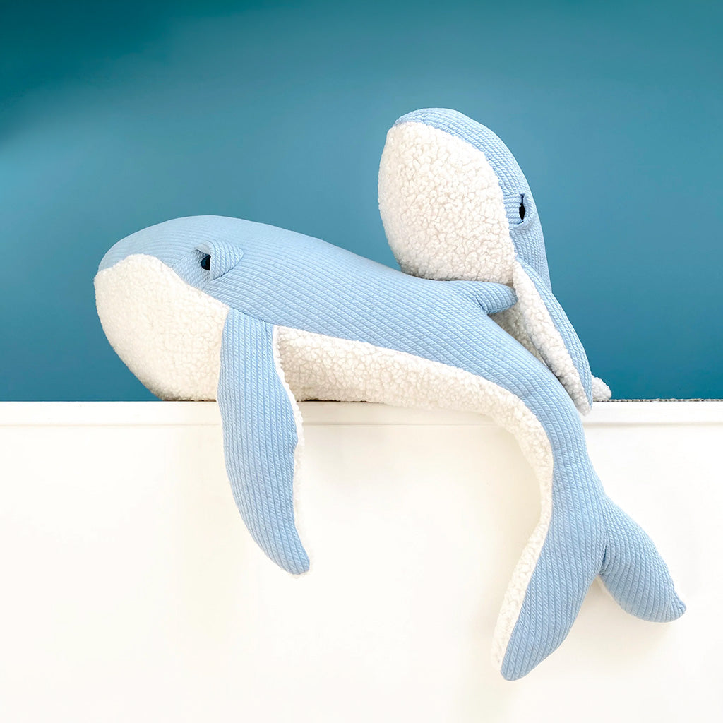Les Petits Citrons Le Jeu Marlène Kuscheltier Wal Blau 62cm