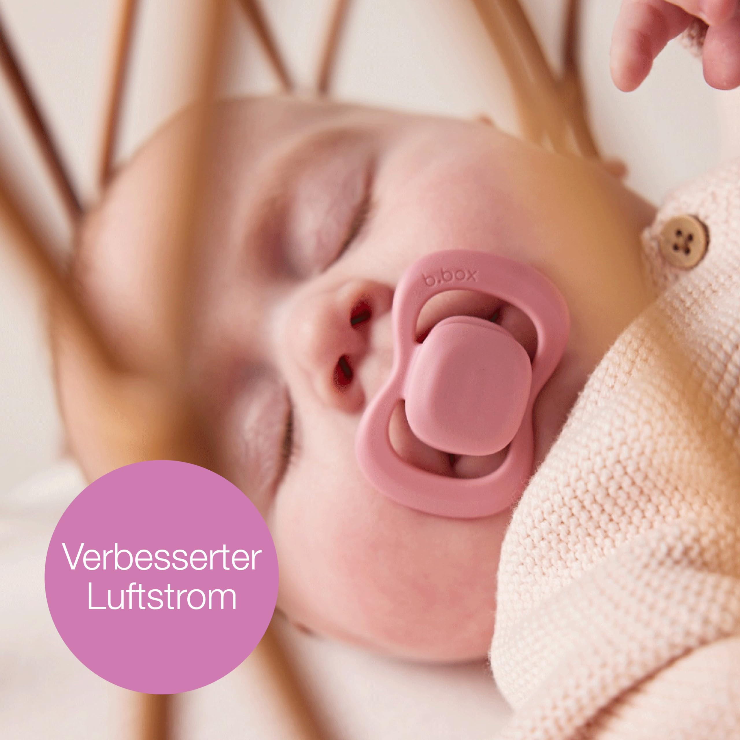 b.box Baby Schnuller Größe 1 Latex 2er Pack 0-6 Monate Kirsch