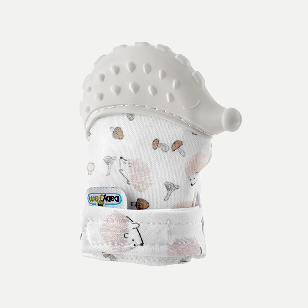 BabyJem Oyuncak Beißhandschuh Igel Zahnungshilfe Stoff