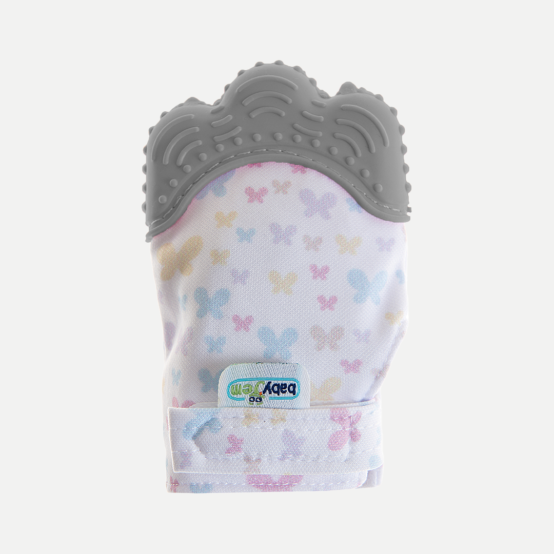 BabyJem Oyuncak Kelebek Beißhandschuh Schmetterling Stoff