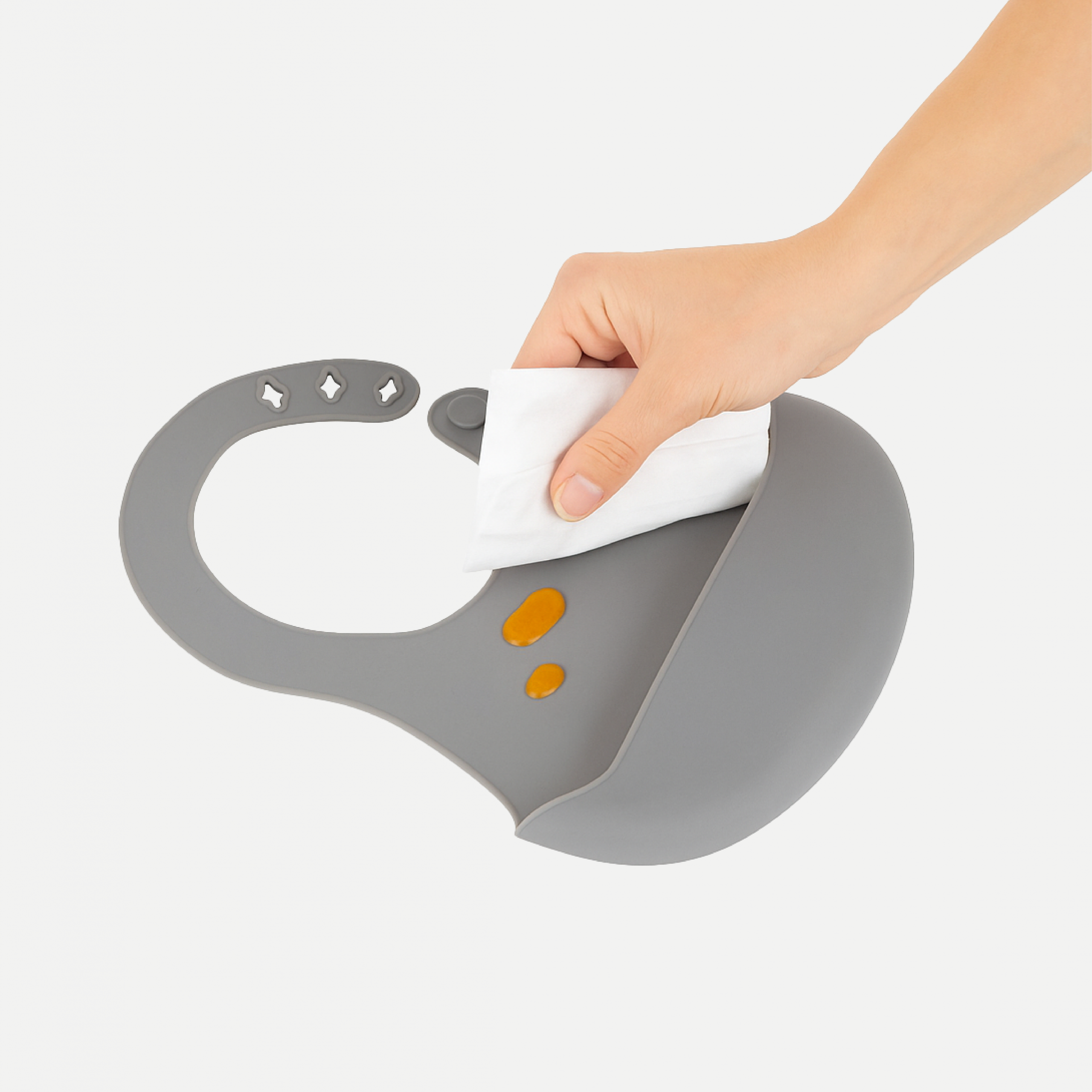 BabyJem Beslenme Mini Silikon Lätzchen Auffangschale