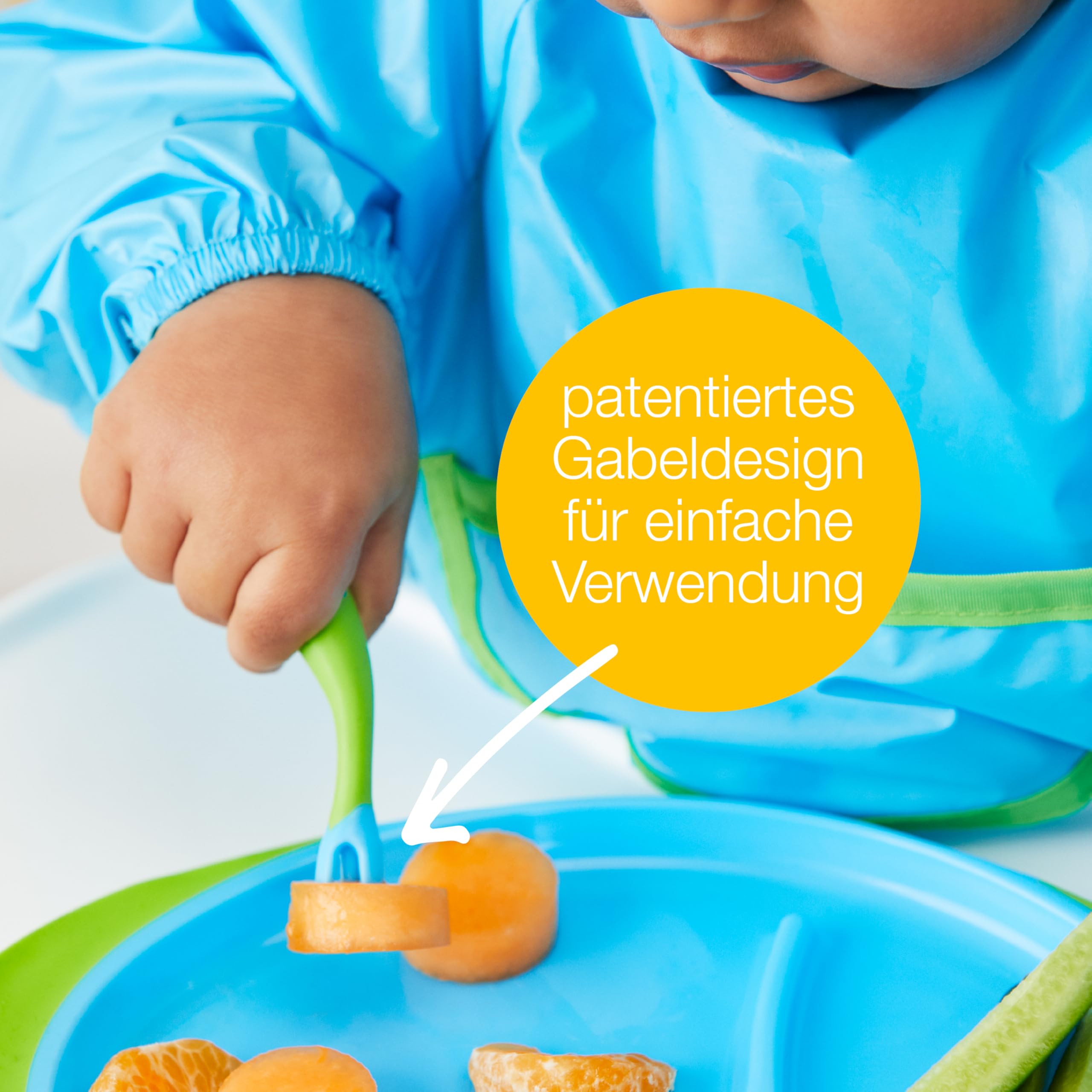 b.box Toddler Cutlery Set Kinderbesteck Pistazie mit Etui
