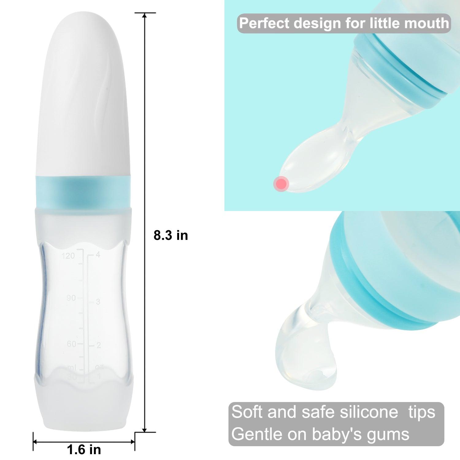 PandaEar Utensils Dosierlöffel Silikon-Quetschie 2er-Pack BPA-frei
