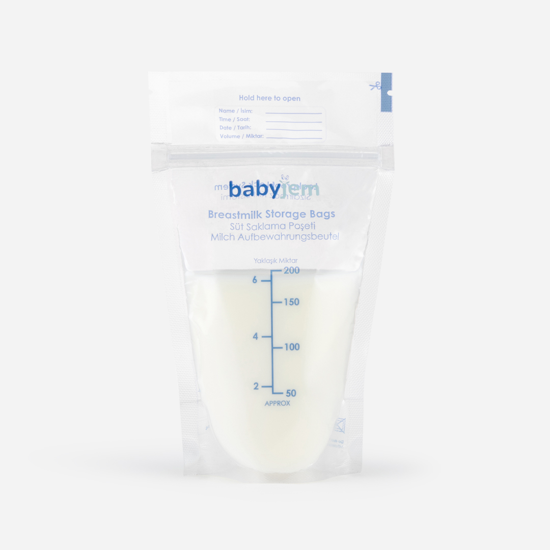 BabyJem Anne Muttermilchbeutel 25 Stück 200 ml steril