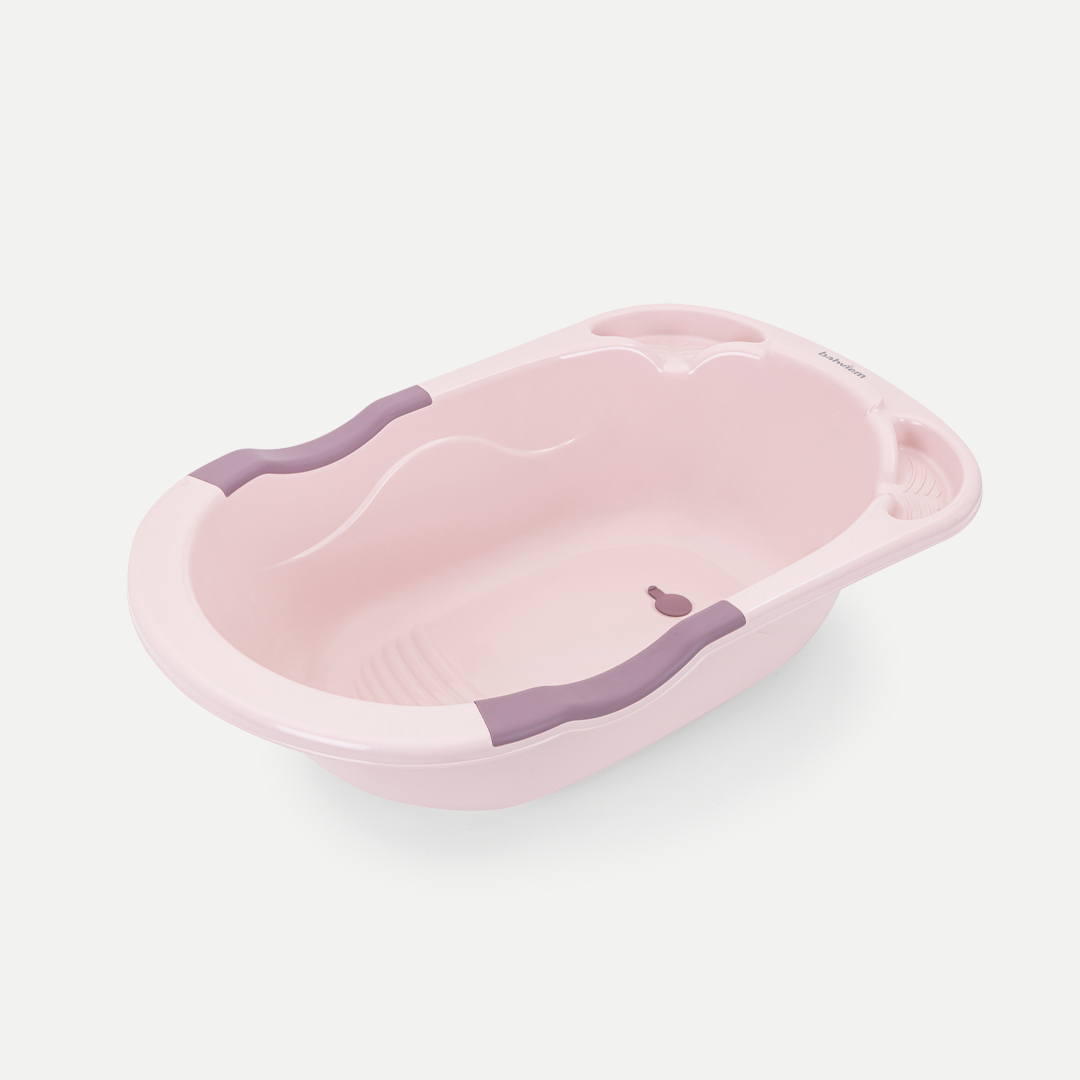 BabyJem Banyo Baby Badewanne mit Ablauf 0-18 Monate