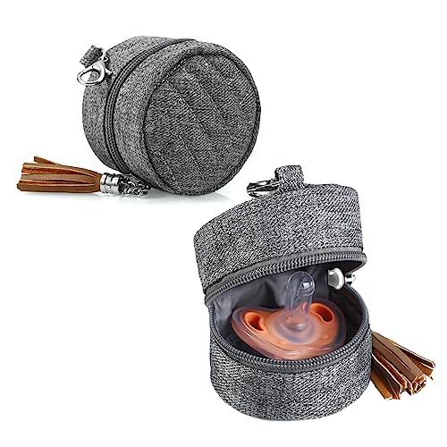 PandaEar Wickelrucksack Grau Oxford wasserdicht groß