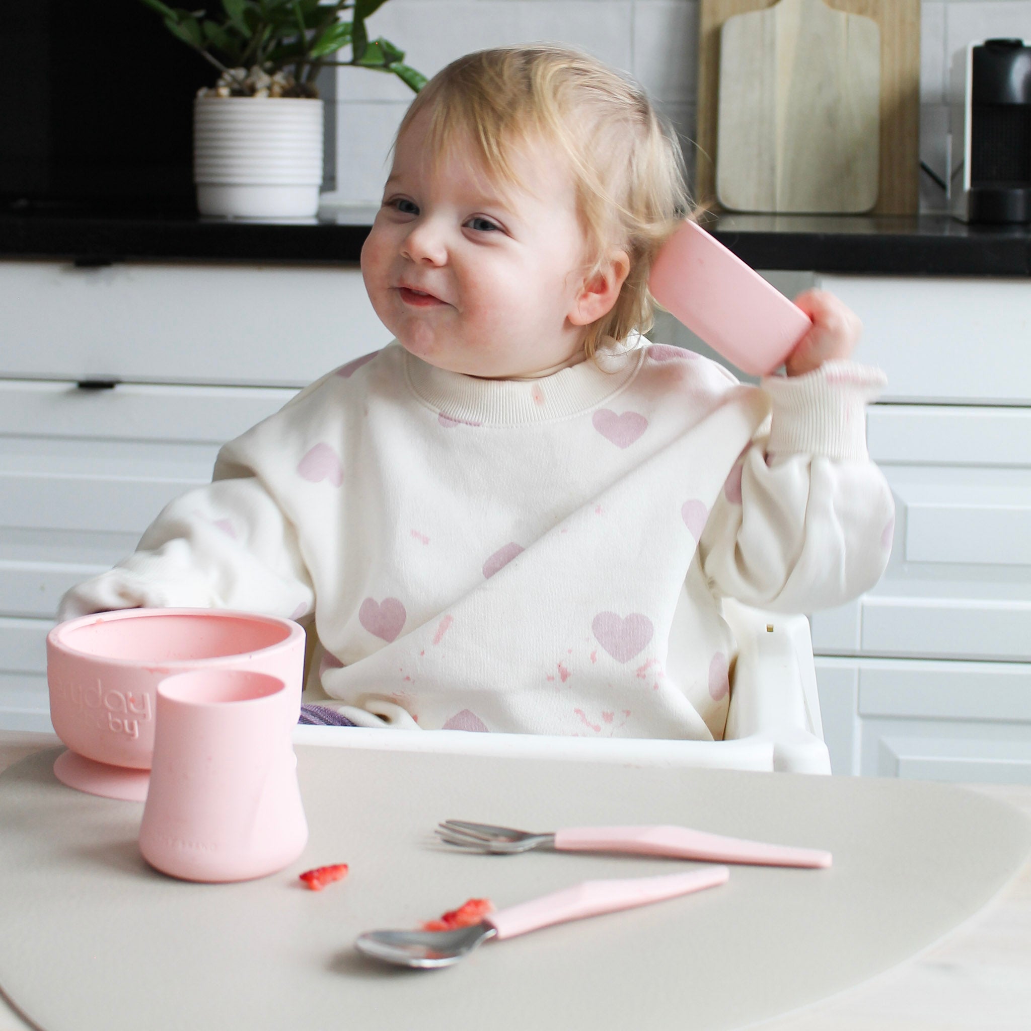 Everyday Baby Tableware Silikon-Becher 2er Pack Hellbeige 6M+