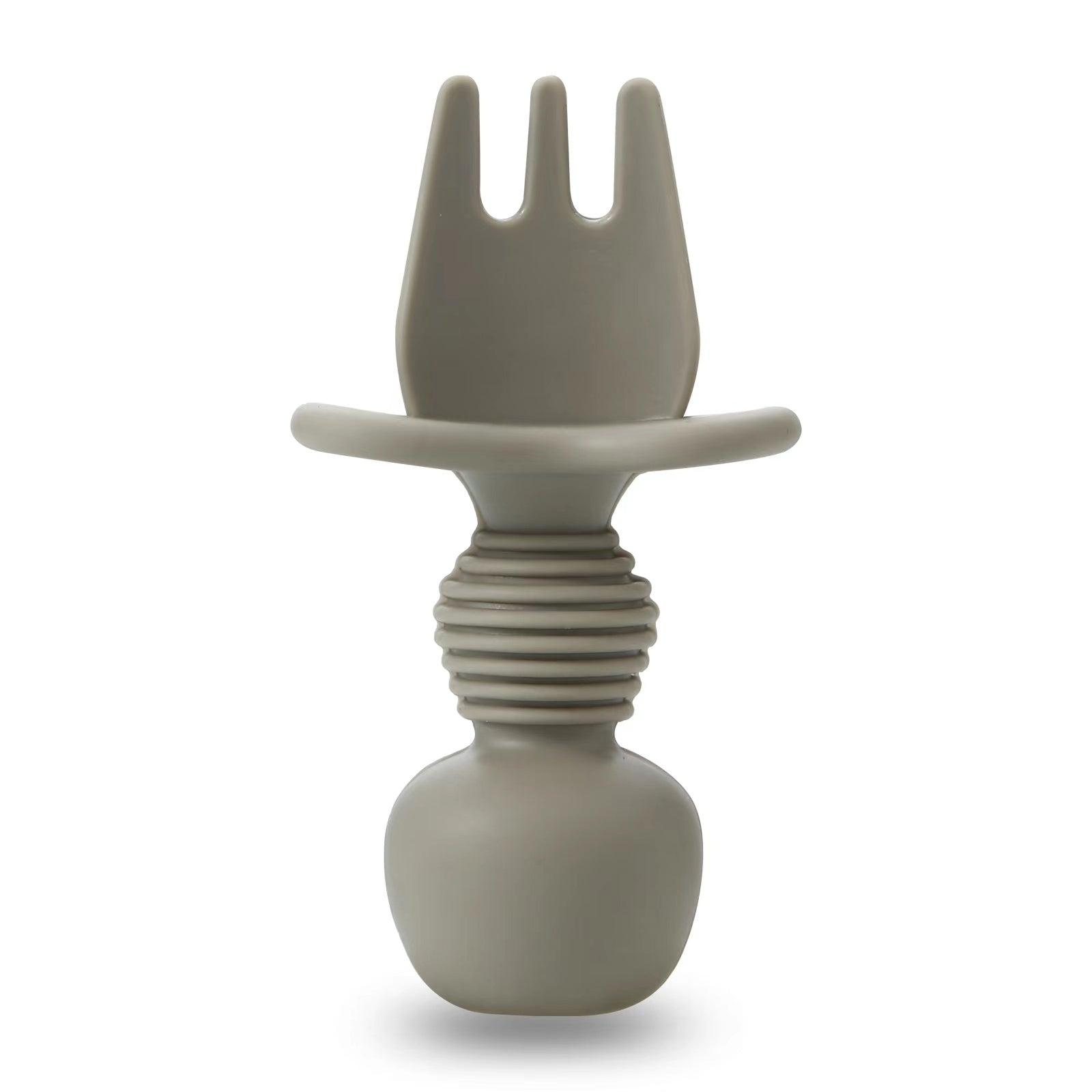 PandaEar Utensils BLW Löffel Gabel Silikon 6er-Set