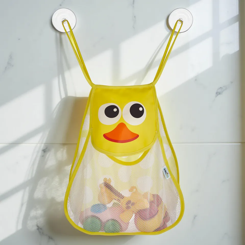 BabyJem Banyo Spielzeugnetz Bad mit Saugnäpfen