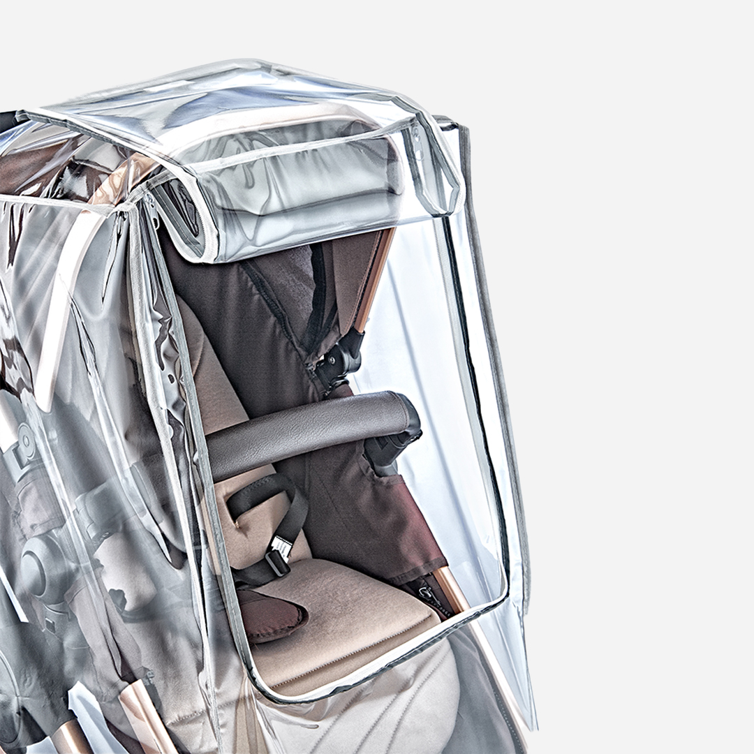 BabyJem Seyahat Regenverdeck Kinderwagen transparent Reflektor