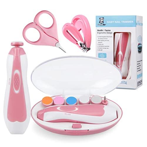 PandaEar Grooming Electric Nagelknipser Nagelfeile Rosa Baby