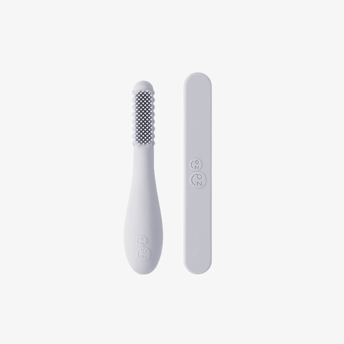 ezpz Pre-Feeding Baby-Led Zahnbürste Pewter Mundpflege