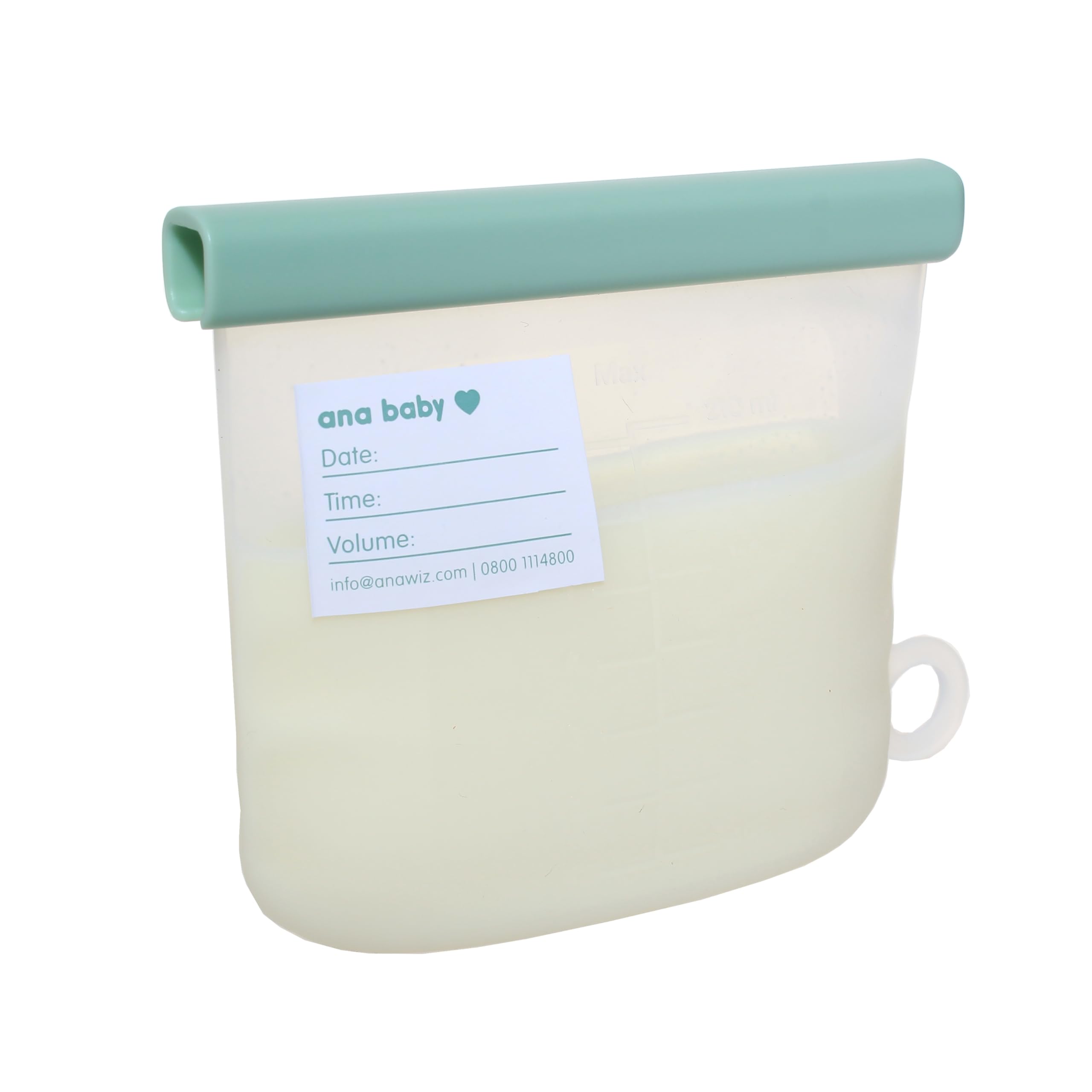ana baby Breastfeeding Muttermilchbeutel Silikon 5x210 ml