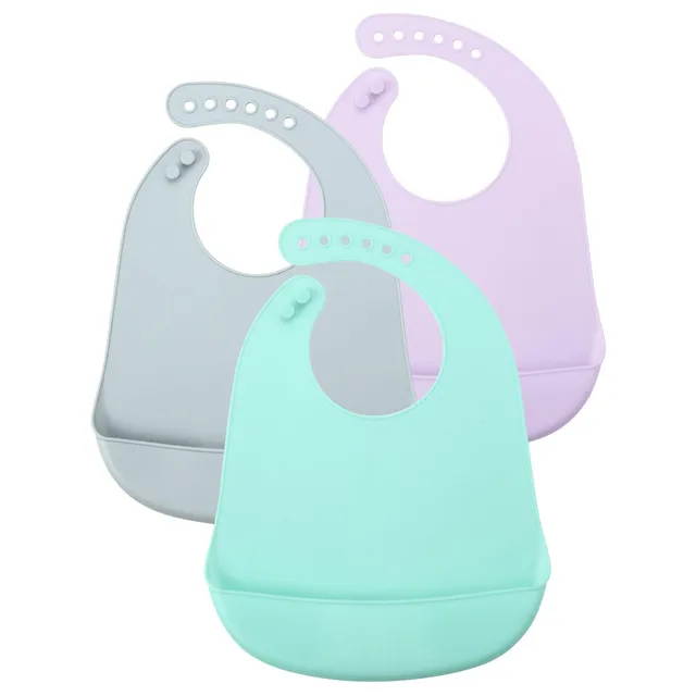 PandaEar Bibs Silikonlätzchen 3er-Pack wasserdicht