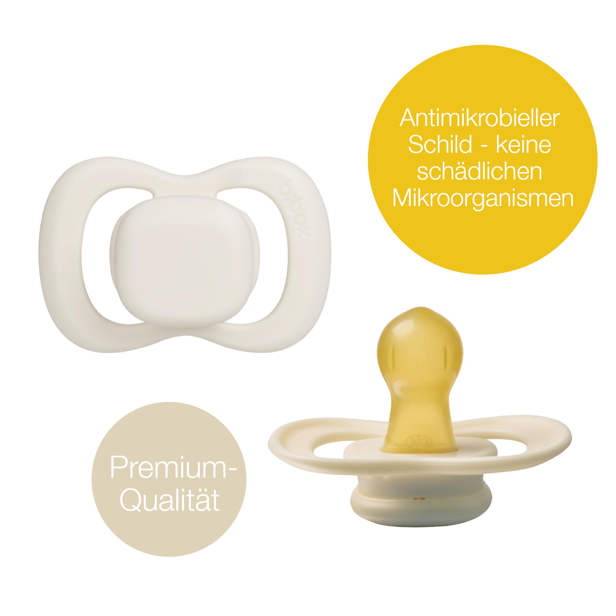 b.box Schnuller Grösse 1 Latex Kirschform 0-6 Monate 2er Pack