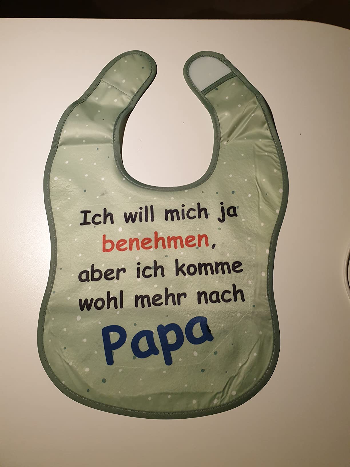 MiaMia Lätzchen 5er Set ärmellos Grün Esslernen
