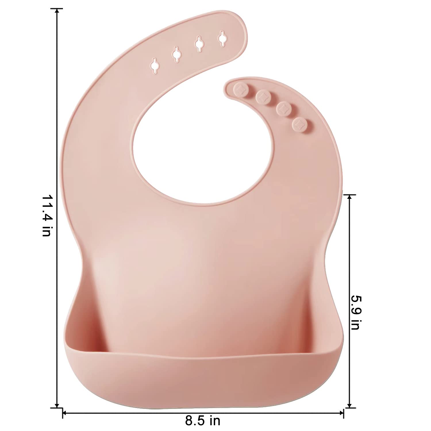 PandaEar Bibs Silikon Lätzchen 3er mit Auffangtasche