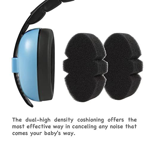 PandaEar Safety Baby Gehörschutz Kopfhörer Blau verstellbar
