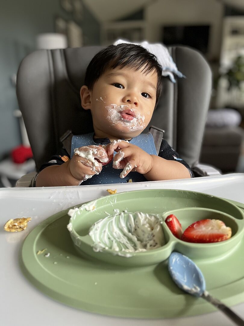 ezpz Kit 3 Practice Feeding Skills Saugteller Silikon Sage 5er