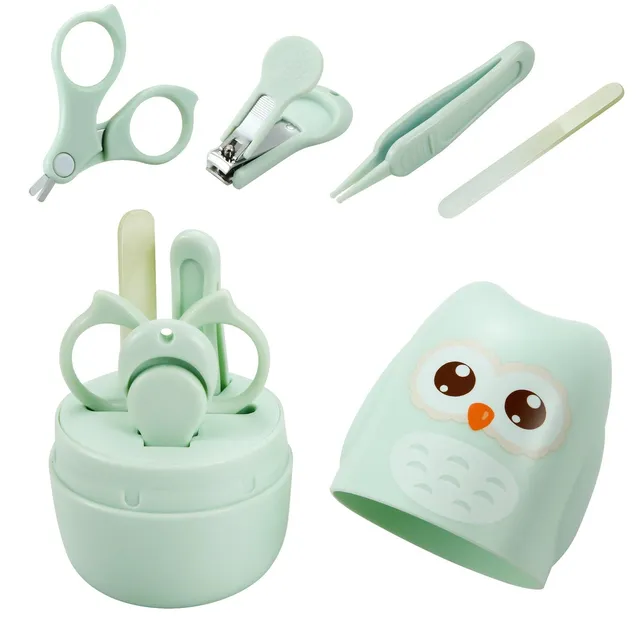 PandaEar Grooming Kits Nagelpflege 4-tlg Grün Pink