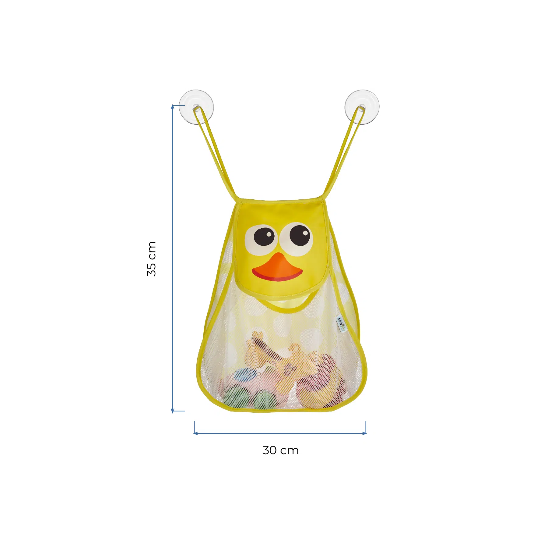BabyJem Banyo Spielzeugnetz Bad mit Saugnäpfen