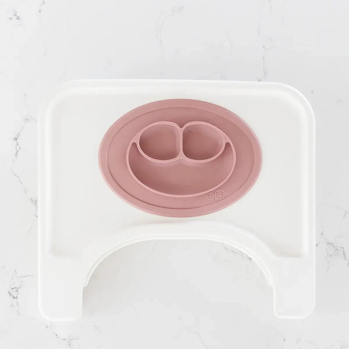 ezpz Mini Mat + Bapron Set Blush Silikon Esslern 9-18 M