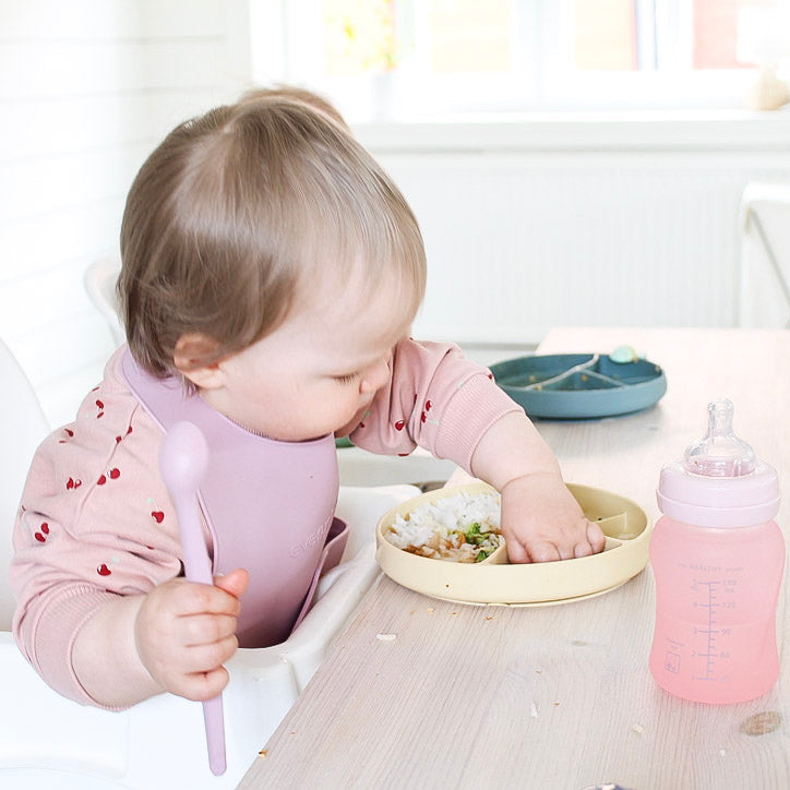 Everyday Baby Tableware Silikonteller Saugnapf Hellbeige