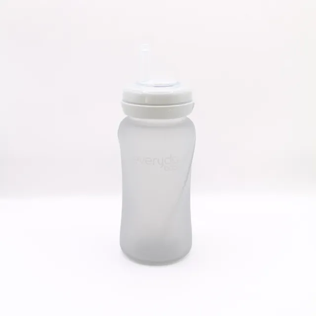 Everyday Baby Glass Bottles Strohhalmflasche Glas 240 ml Mint Green