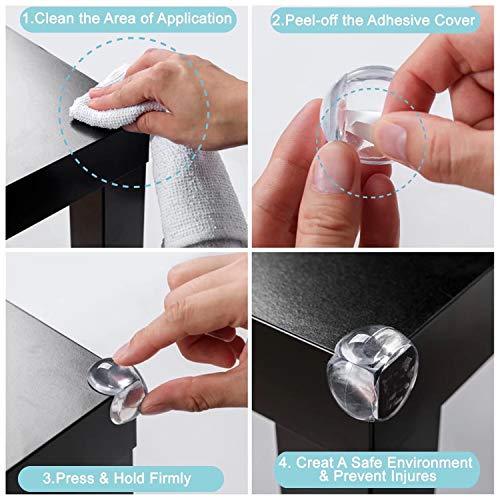 PandaEar Safety Accessories Kindersicherung Set 62tlg transparent