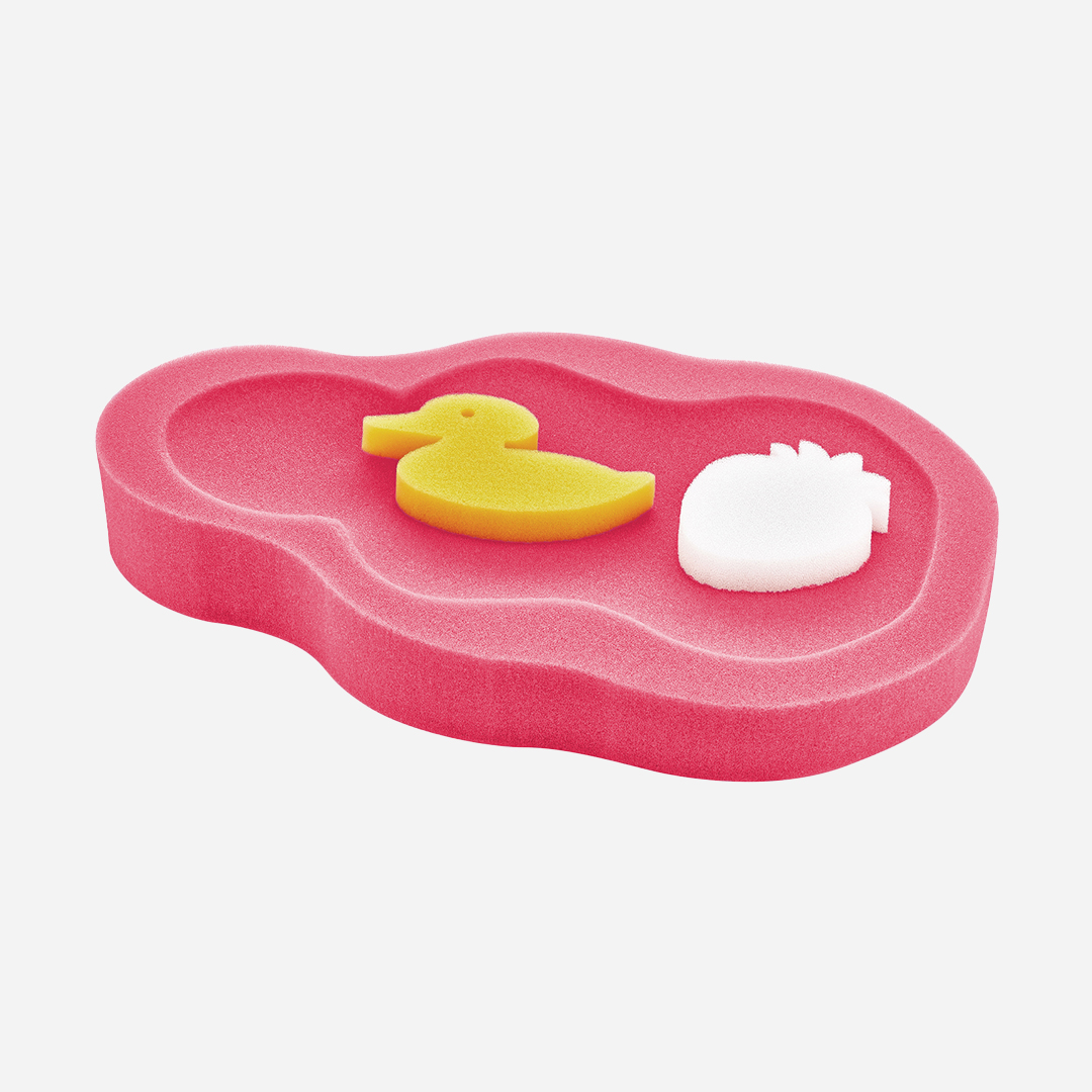 BabyJem Banyo Badeschwamm Baby Wannen-Einlage