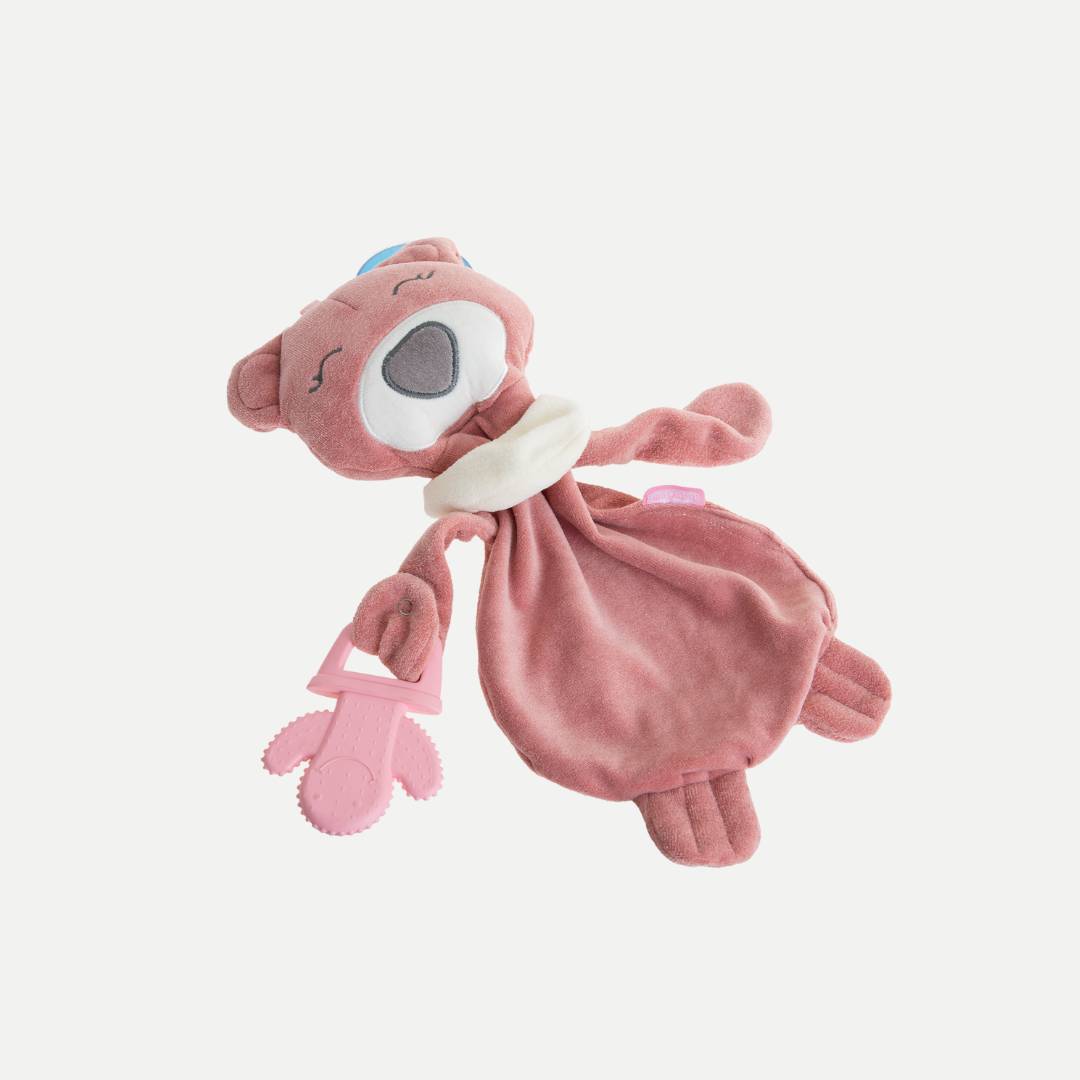 BabyJem Oyuncak Kuschelbär mit Beißring 37 cm