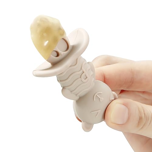 PandaEar Utensils Löffel Gabel Silikon 6er Rosa Grün