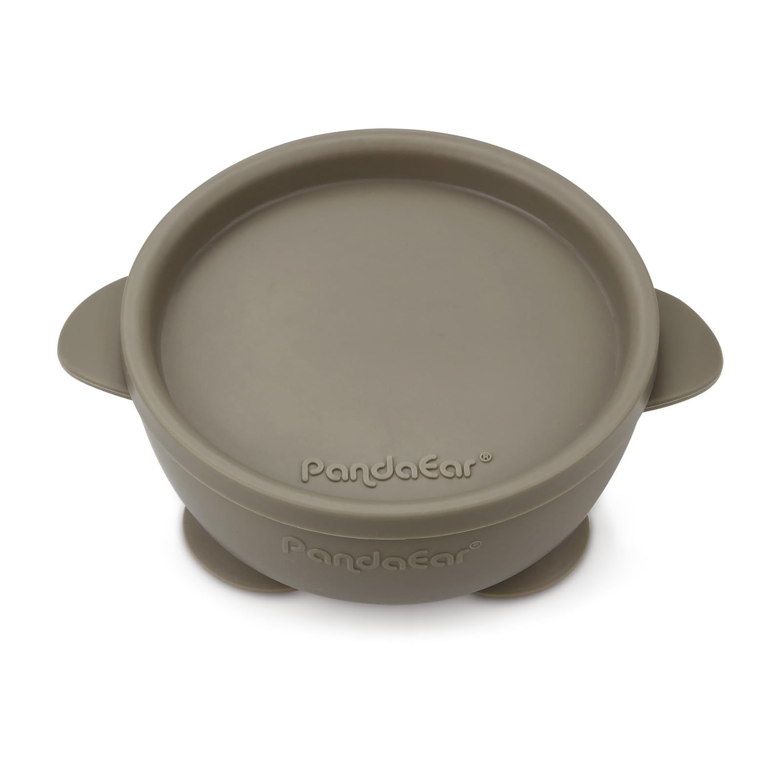 PandaEar Bowl Saugnapfschüssel Silikon 3er Blau Braun Beige