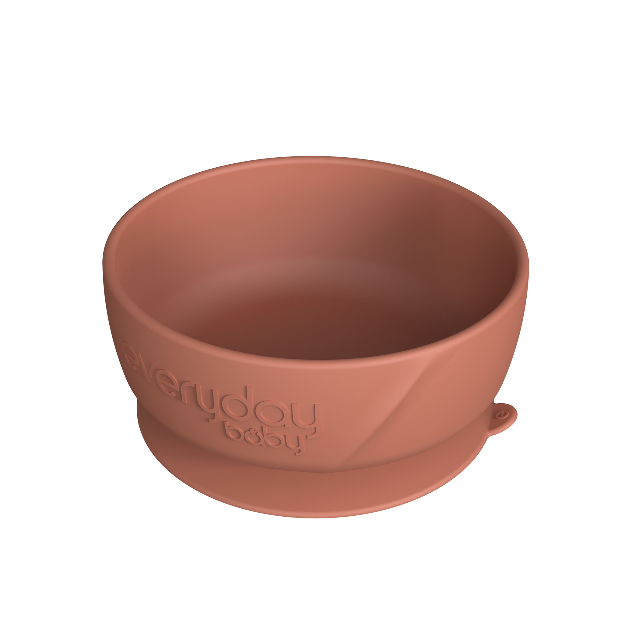 Everyday Baby Tableware Saugschüssel Silikon Nature Red