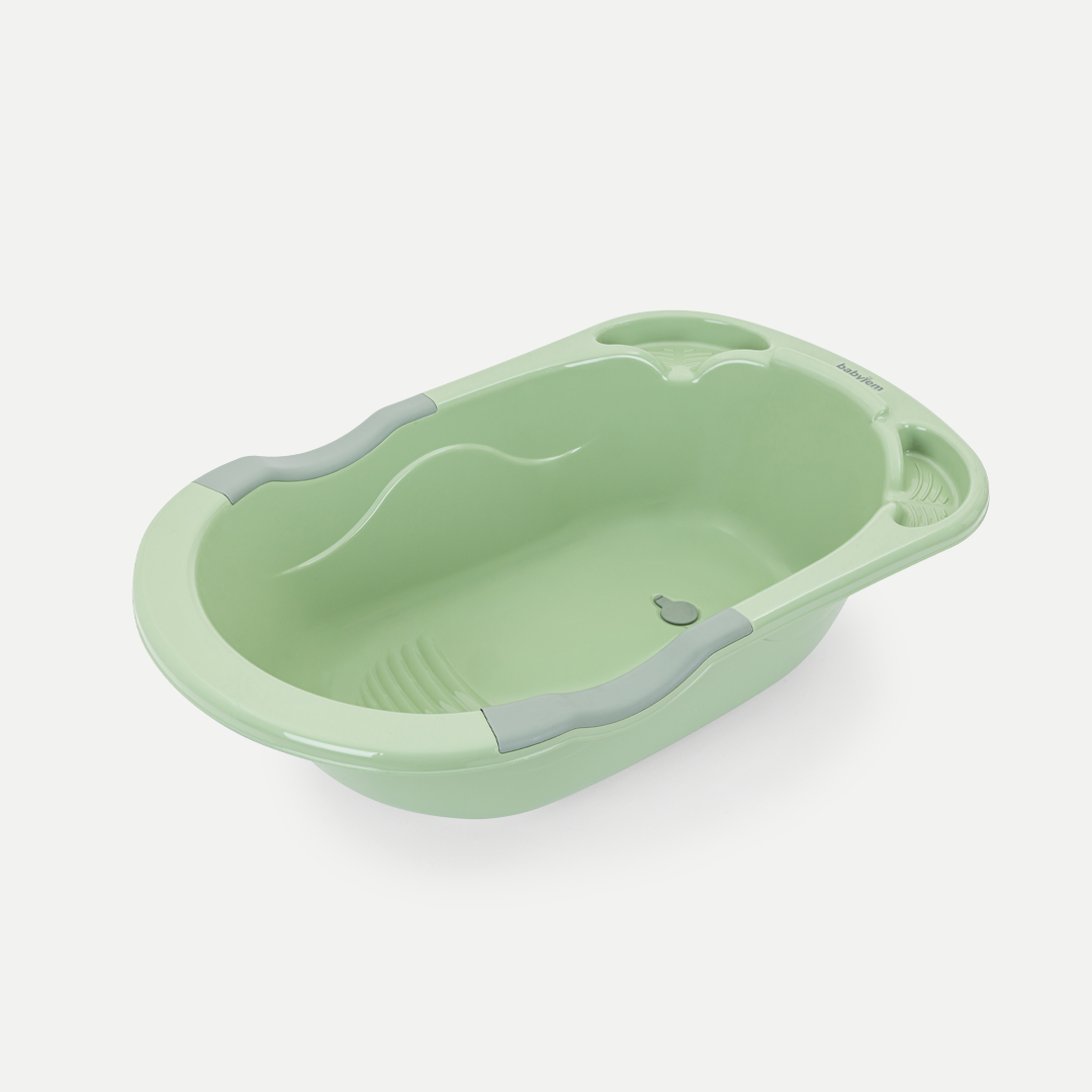 BabyJem Banyo Baby Badewanne mit Ablauf 0-18 Monate