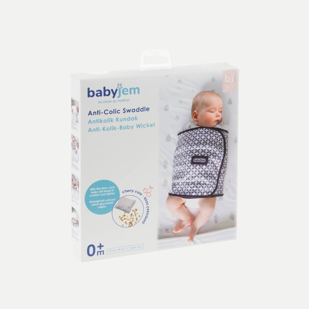BabyJem Uyku Antikolik Pucktuch mit Kirschkernkissen