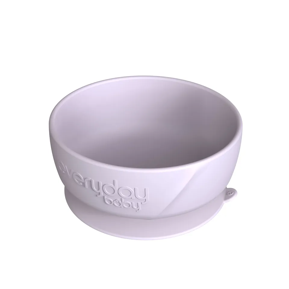 Everyday Baby Tableware Saugschüssel Silikon Nature Red