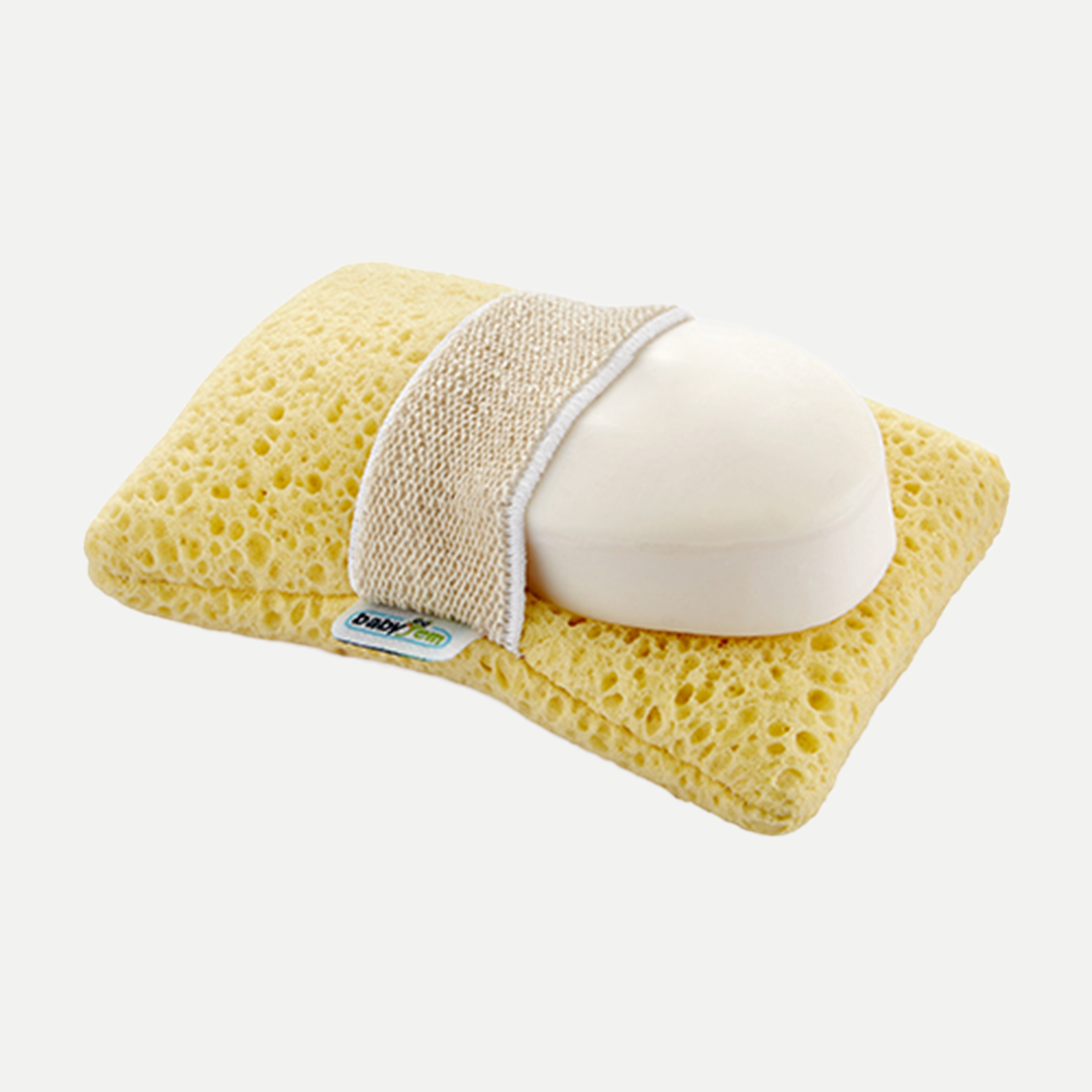BabyJem Banyo Waschhandschuh Schwamm mit Gummizug