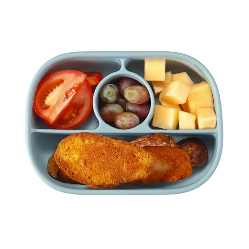 PandaEar Food Storage Bento Box Brotdose Blau 4 Fächer