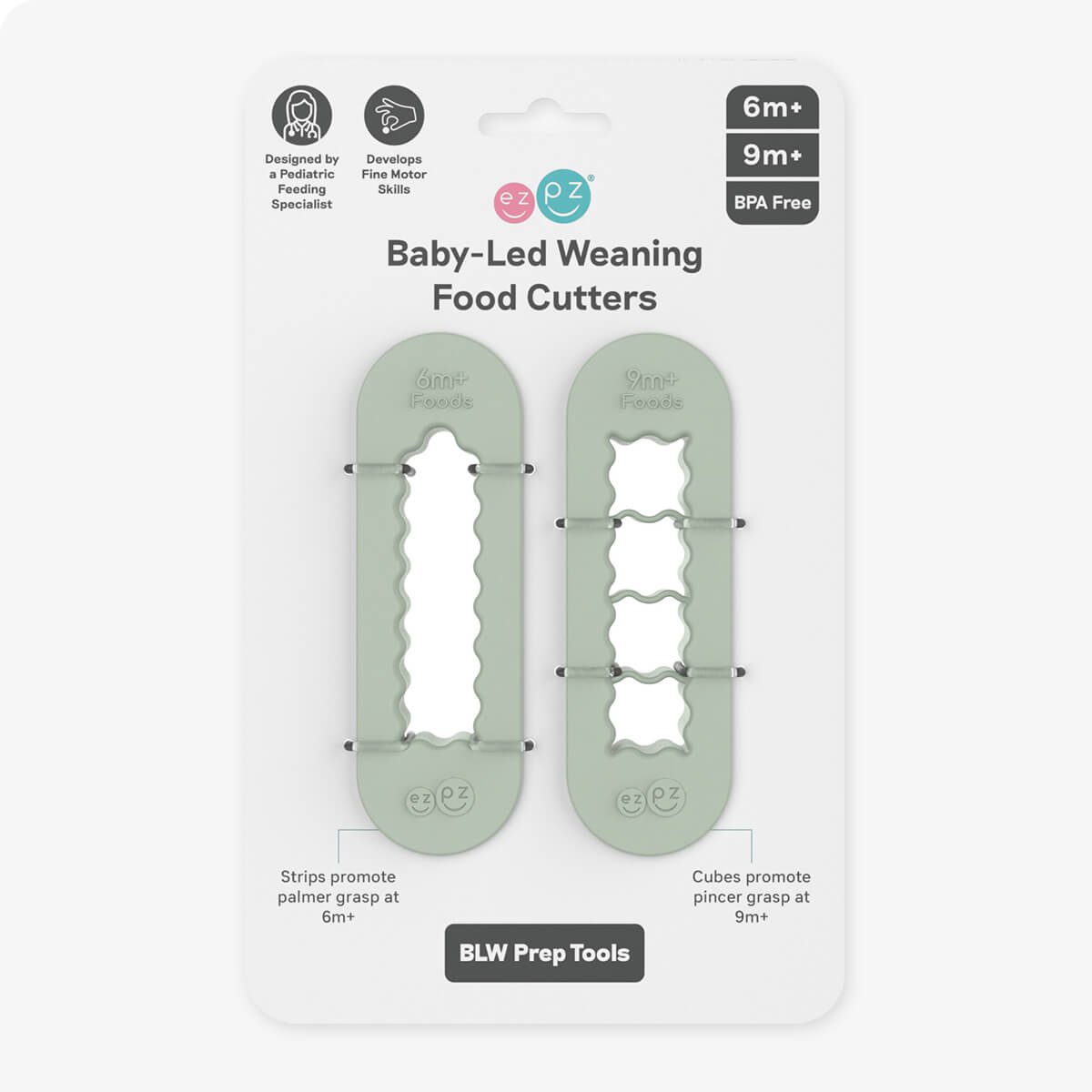 ezpz Kits Baby-Led Travel Bundle Esslern-Set Silikon Sage