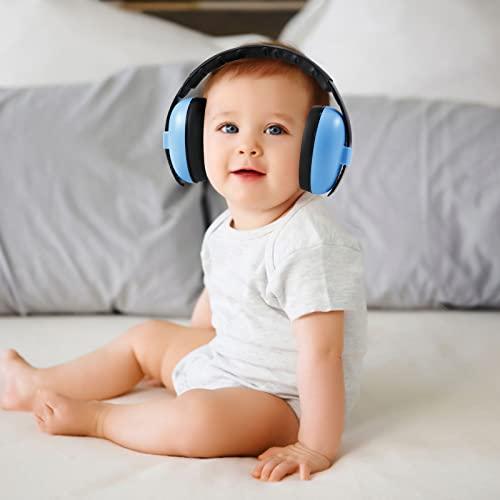 PandaEar Safety Baby Gehörschutz Kopfhörer Blau verstellbar