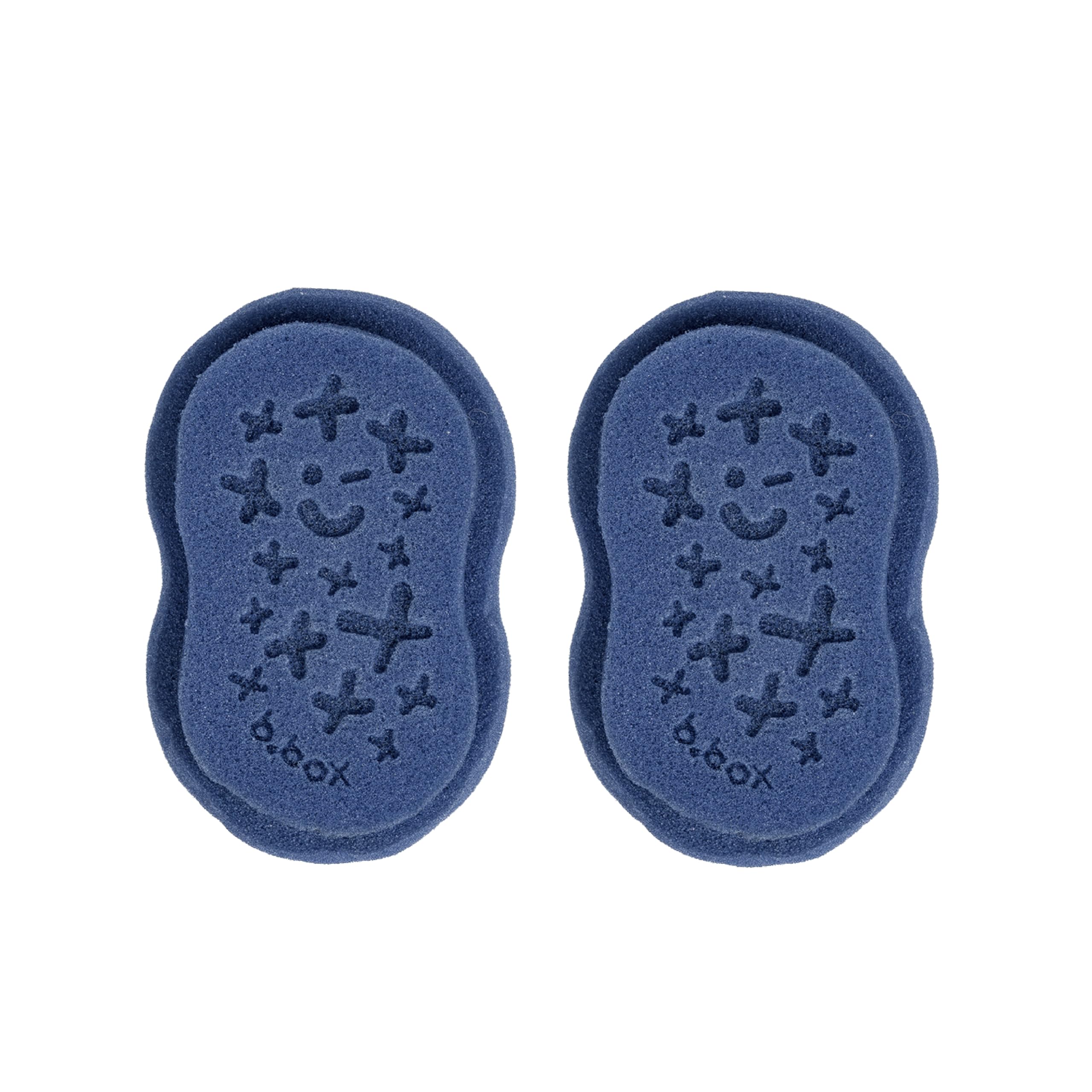 b.box Ersatz Baby Schwamm 2er-Pack für Silikon Badebürste