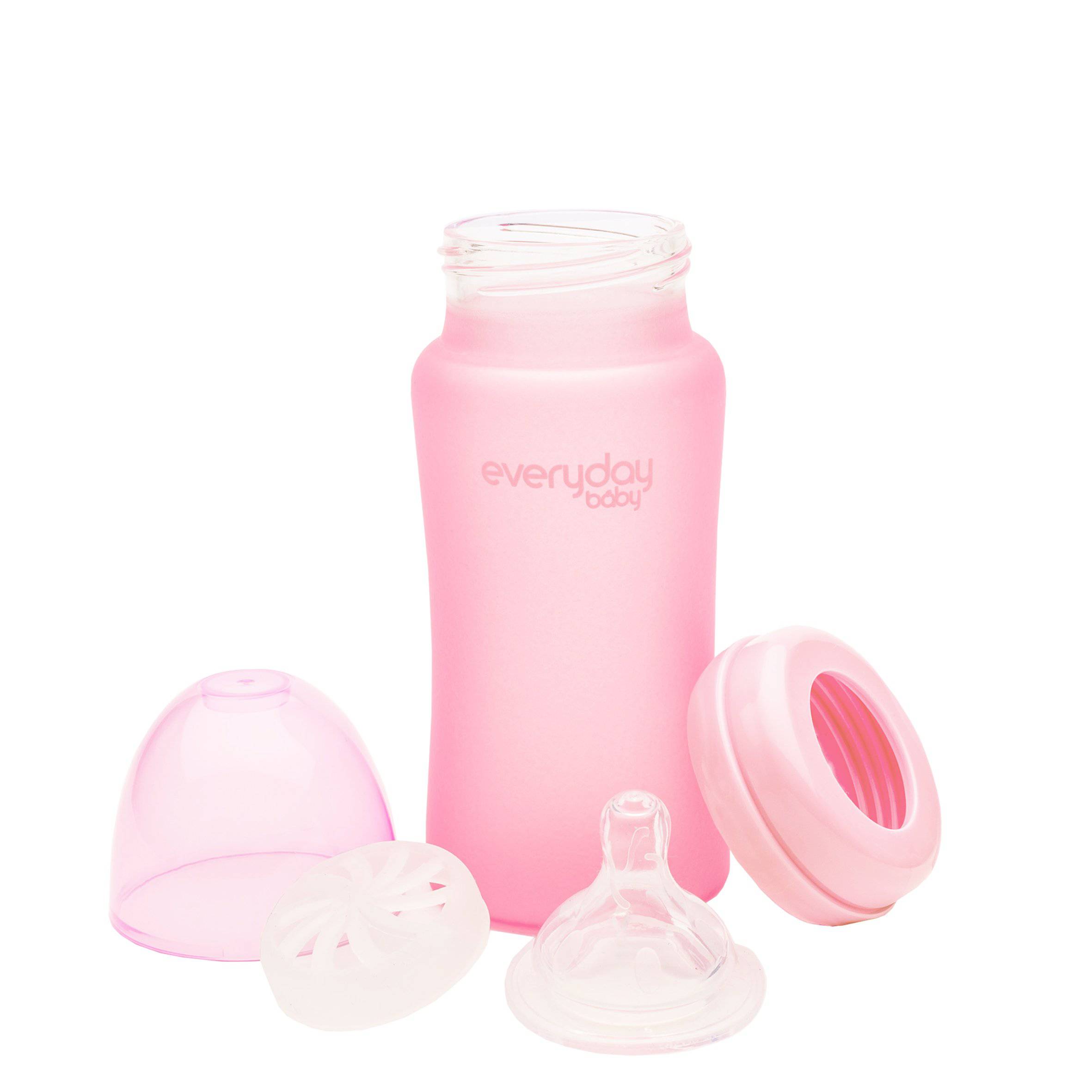 Everyday Baby Glass Bottles Babyflasche 240 ml Grey