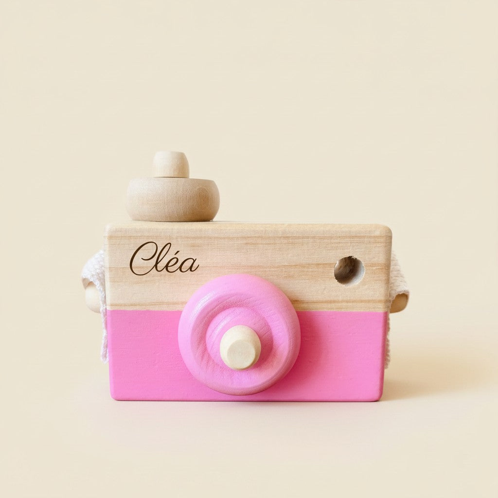 Les Petits Citrons Le Jeu Pablo Kinderkamera Holz Blau