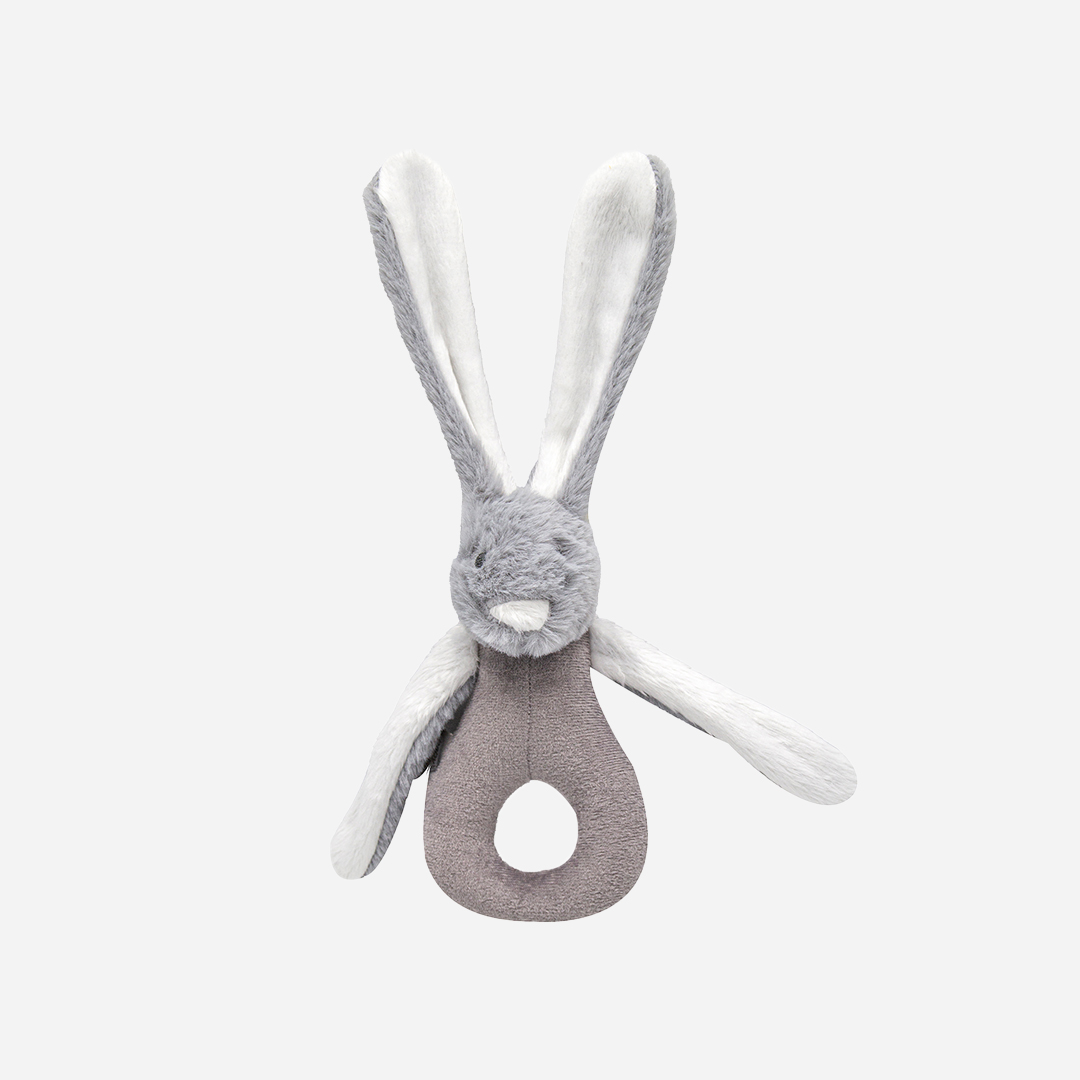 BabyJem Oyuncak Plüschrassel Hase klein pastel