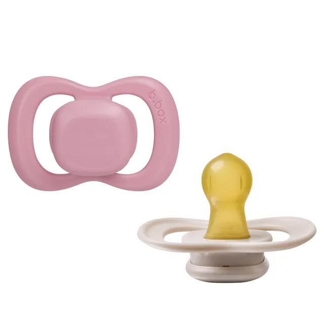 b.box Baby Schnuller Größe 1 Latex 2er Pack 0-6 Monate Kirsch