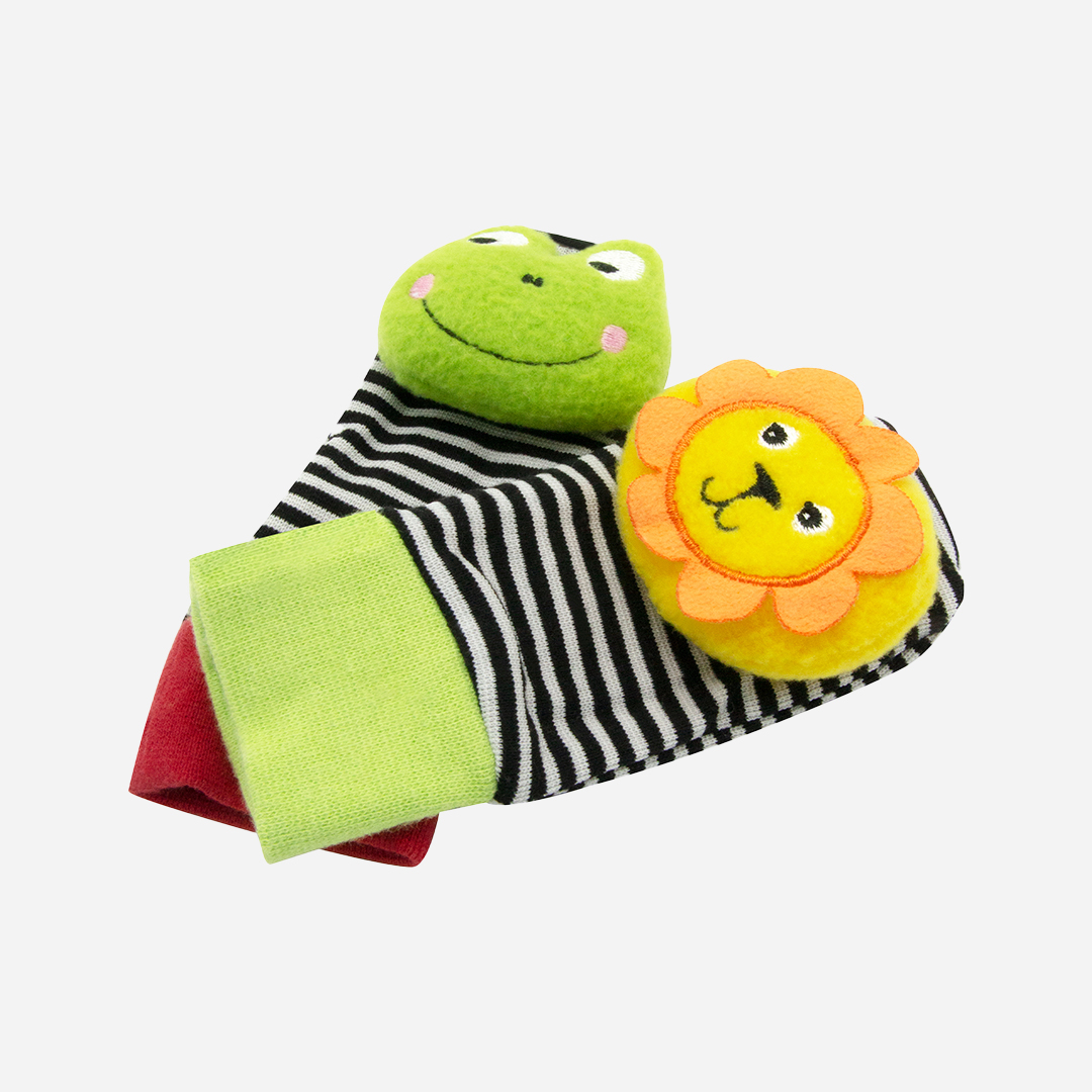 BabyJem Oyuncak Rasselsocken Armband bunt