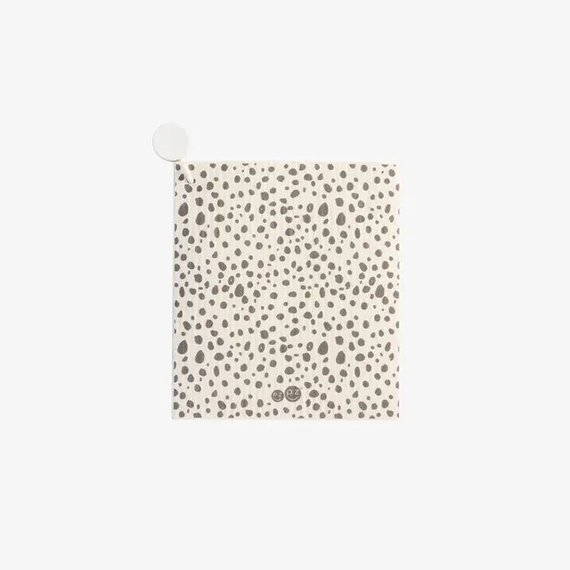 ezpz Cleaning Papiertuch waschbar Organic Dots Gray mit Haken