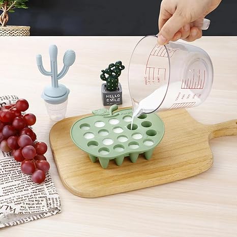 PandaEar Food Storage Gefrierform Silikon 2er-Pack Portionen